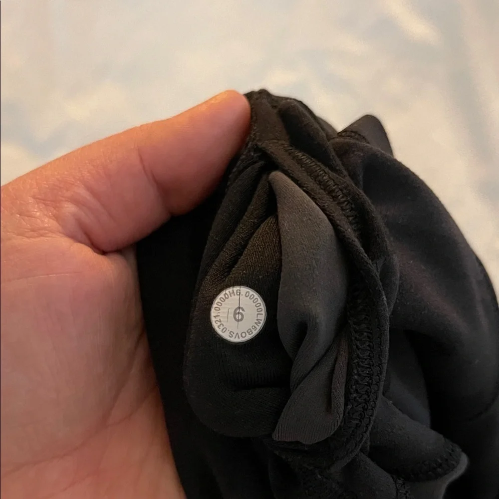 lululemon athletica Black Camouflage Cropped Pants - 22”